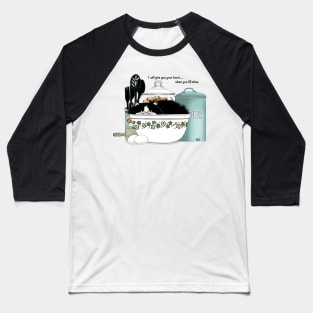 Pastry Kitchen Chef Kitty Baseball T-Shirt